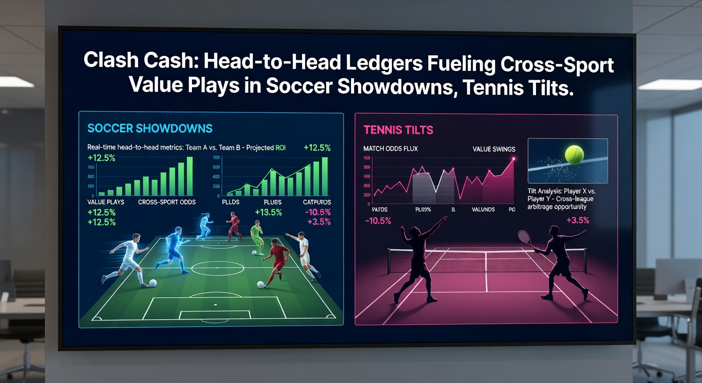 Close-up of a soccer penalty kick, tennis deuce point, golf putt duel, and track photo finish, capturing the razor-edge drama of head-to-head deciders