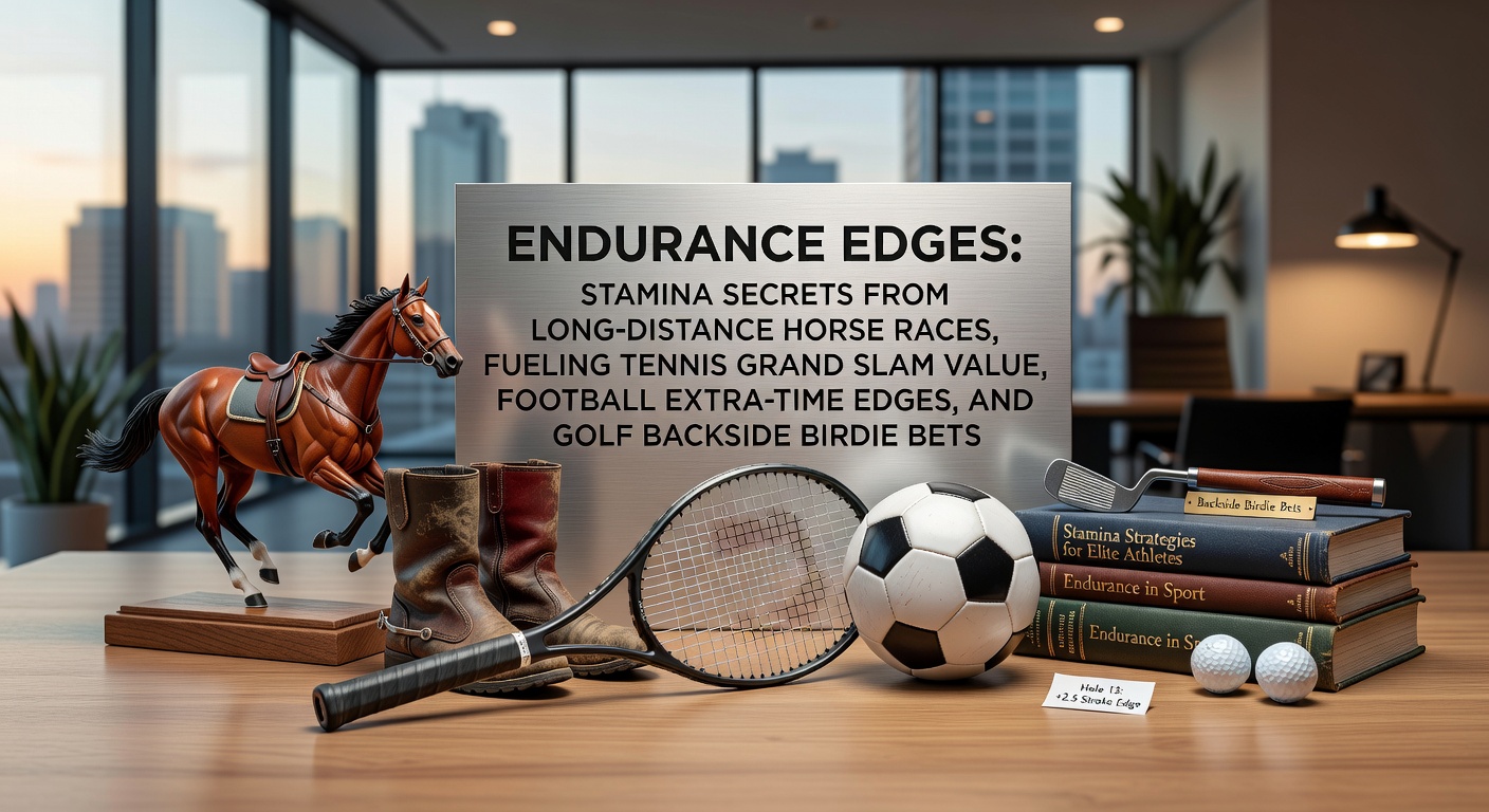 A majestic horse powering through the final stretch of a grueling long-distance race under a vast sky, capturing raw stamina in motion