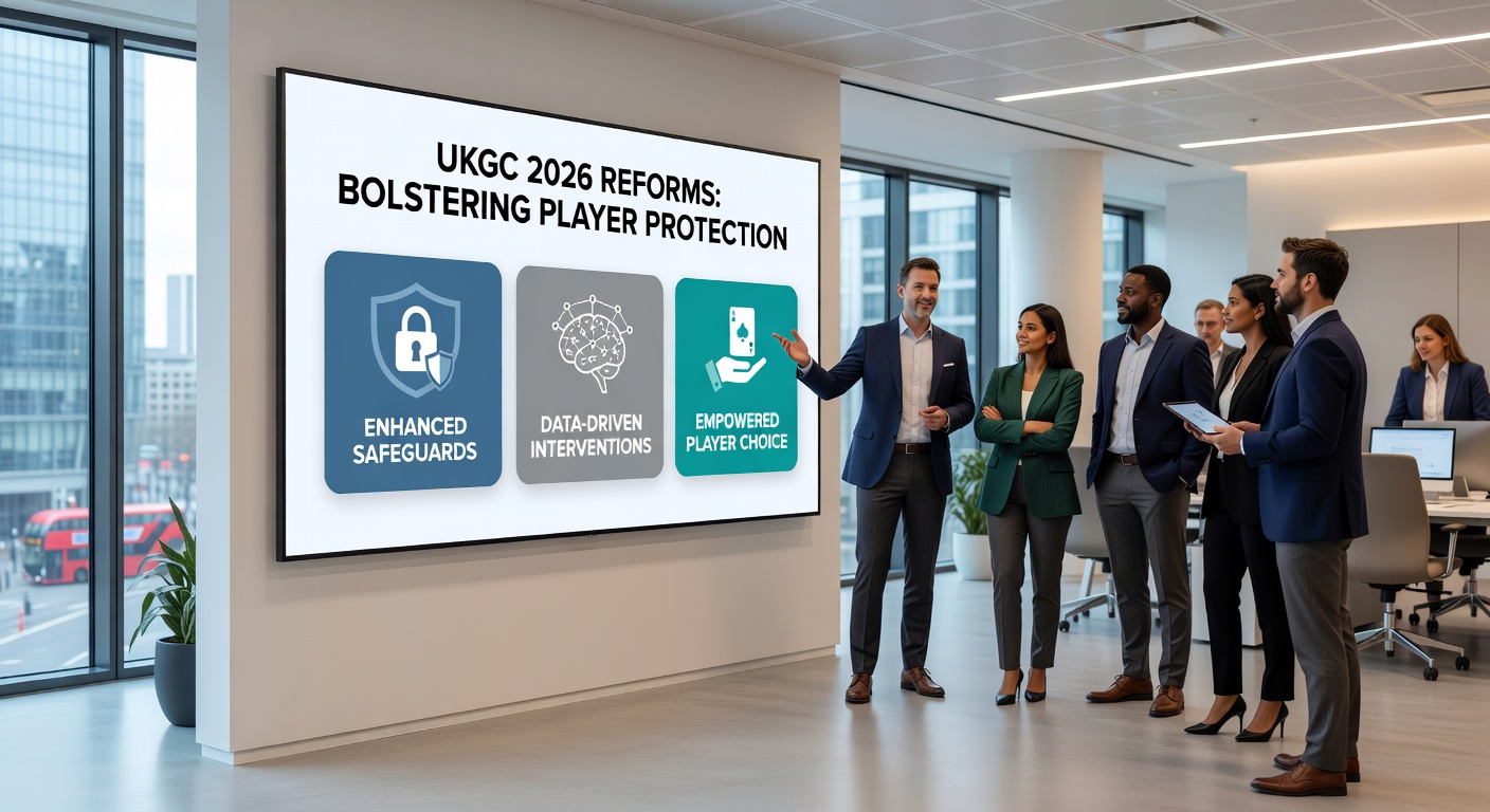 Tennis player celebrating a crucial break point win, with scoreboard in background showing set momentum shift akin to golf leaderboard drama