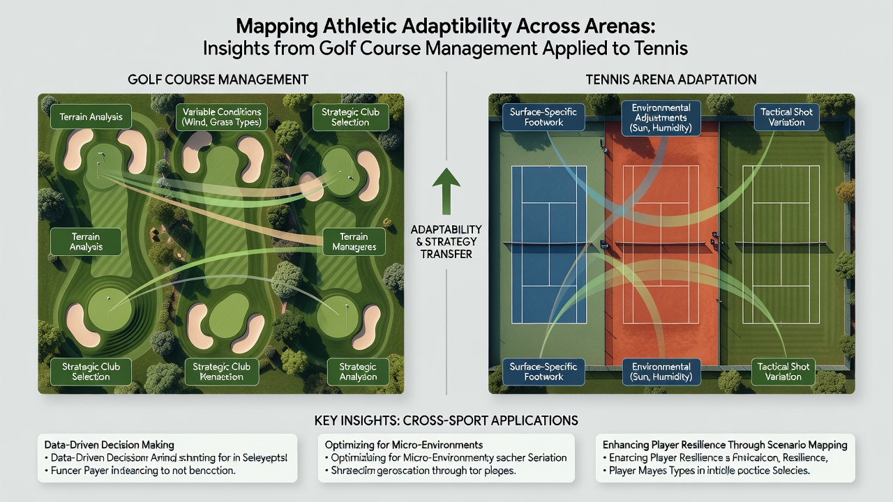 Tennis players adjusting positions and football teams modifying tactics based on environmental factors