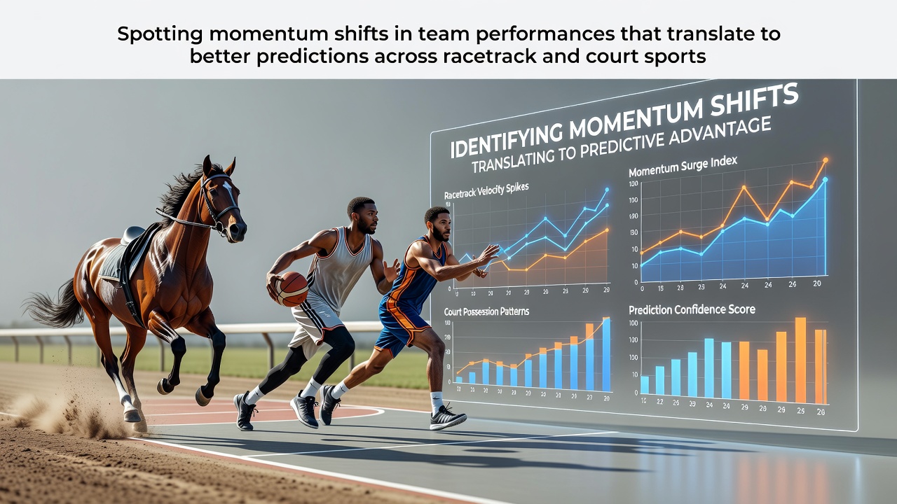 Analysis of momentum shifts in horse racing and tennis performances