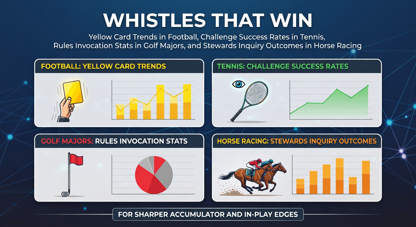 Referee issuing a yellow card during an intense football match, highlighting disciplinary trends